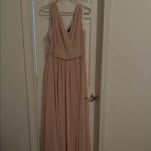 Lulu's Blush Pink Maxi Dress